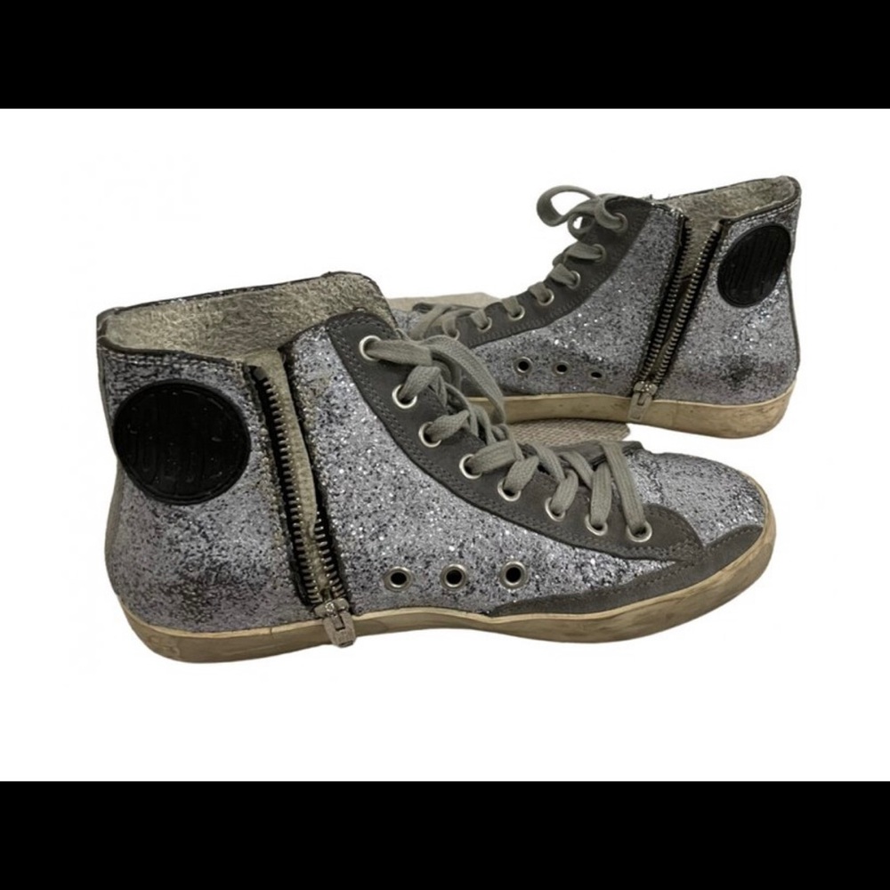 Golden goose francy glitter trainers size 36 adorable on for the summer